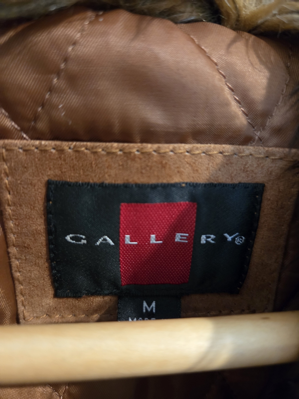 Rare Vintage Gem - Gallery Suede Penny Lane Coat with Faux Fur Trim - Picture 7 of 7
